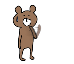 ninja bear 1 sticker #11152198