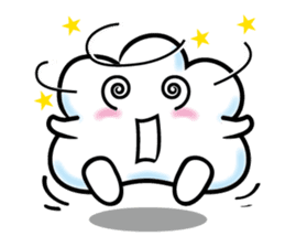 child of cute cloud kumomo sticker #11152425