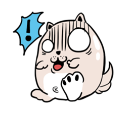 A Funny Shrugged Dog sticker #11152480