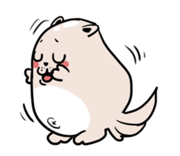 A Funny Shrugged Dog sticker #11152481