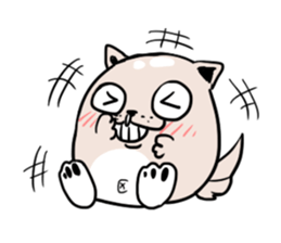 A Funny Shrugged Dog sticker #11152490