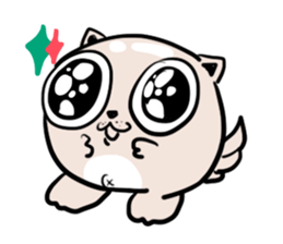 A Funny Shrugged Dog sticker #11152494