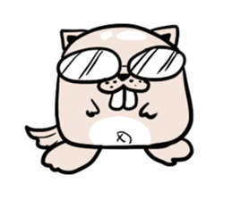 A Funny Shrugged Dog sticker #11152495