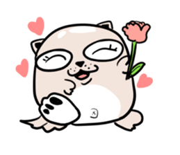 A Funny Shrugged Dog sticker #11152496