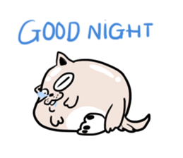 A Funny Shrugged Dog sticker #11152499