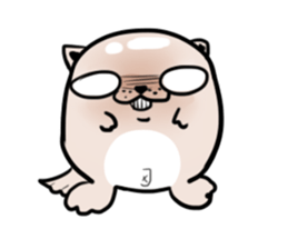 A Funny Shrugged Dog sticker #11152500