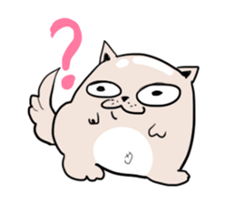 A Funny Shrugged Dog sticker #11152501