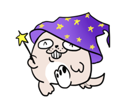 A Funny Shrugged Dog sticker #11152503