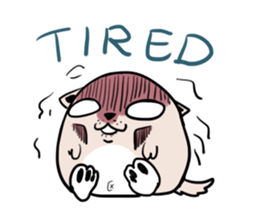 A Funny Shrugged Dog sticker #11152505