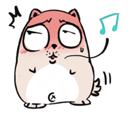 A Funny Shrugged Dog sticker #11152507