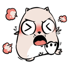 A Funny Shrugged Dog sticker #11152510