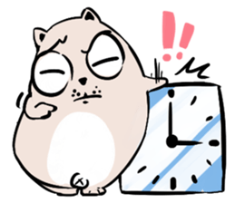 A Funny Shrugged Dog sticker #11152519