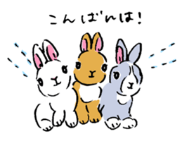 Schinako's Our Little Bunnies sticker #11152574
