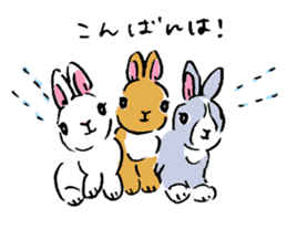 Schinako's Our Little Bunnies sticker #11152574