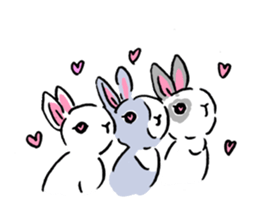 Schinako's Our Little Bunnies sticker #11152586