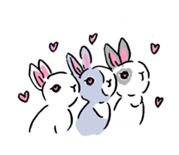 Schinako's Our Little Bunnies sticker #11152586