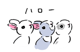 Schinako's Our Little Bunnies sticker #11152589