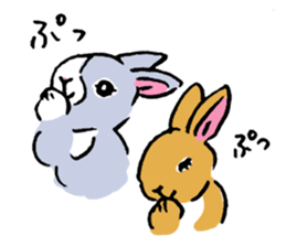 Schinako's Our Little Bunnies sticker #11152591
