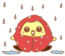 Lady chick Hiyotaso~rainy season&summer~ sticker #11152881