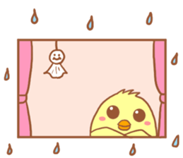 Lady chick Hiyotaso~rainy season&summer~ sticker #11152892