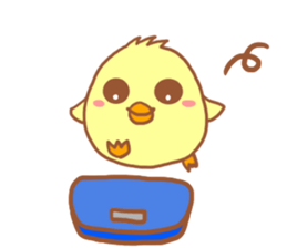 Lady chick Hiyotaso~rainy season&summer~ sticker #11152900