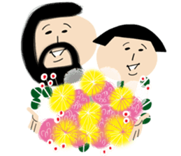 Okappa-san & Ohige-san vol.3 sticker #11153042