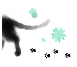 Sumi cat 2 sticker #11153607