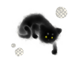 Sumi cat 2 sticker #11153612