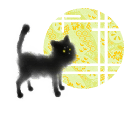 Sumi cat 2 sticker #11153618