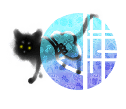 Sumi cat 2 sticker #11153624