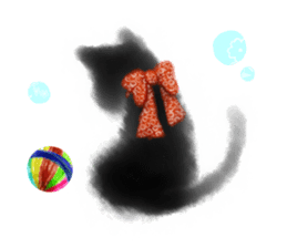 Sumi cat 2 sticker #11153626