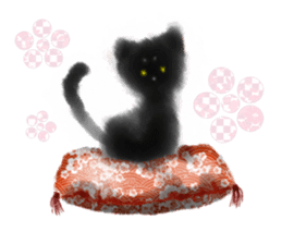 Sumi cat 2 sticker #11153637