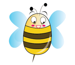 Fun and Personality Honeybee sticker #11153880