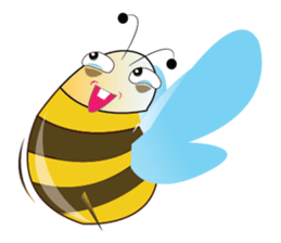 Fun and Personality Honeybee sticker #11153881
