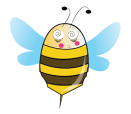 Fun and Personality Honeybee sticker #11153882