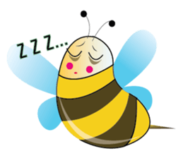 Fun and Personality Honeybee sticker #11153885