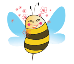 Fun and Personality Honeybee sticker #11153888