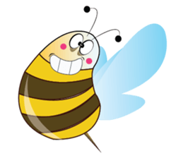 Fun and Personality Honeybee sticker #11153891