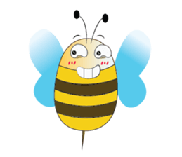 Fun and Personality Honeybee sticker #11153895