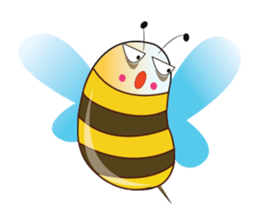 Fun and Personality Honeybee sticker #11153896