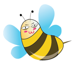 Fun and Personality Honeybee sticker #11153898