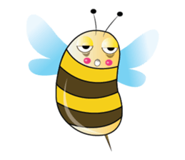 Fun and Personality Honeybee sticker #11153903