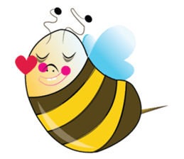 Fun and Personality Honeybee sticker #11153909