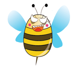 Fun and Personality Honeybee sticker #11153910
