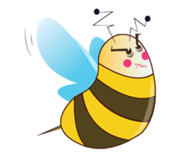 Fun and Personality Honeybee sticker #11153915