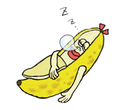 Banana of twins sticker #11154065
