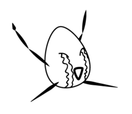 Simple Egg sticker #11154096