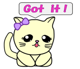 Chiara's cathy cats.English Ver.1 sticker #11154202