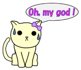 Chiara's cathy cats.English Ver.1 sticker #11154212