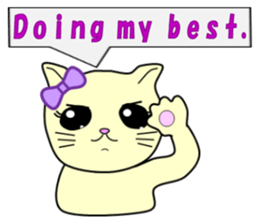 Chiara's cathy cats.English Ver.1 sticker #11154221